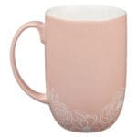 He Who Began a Good Work in You will Carry it on to Completion Peach Ceramic Mug - Image 10