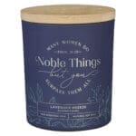 Many Women Do Noble Things but You Surpass Them All Lavender Breeze Scented Candle with Bamboo Lid - Image 18