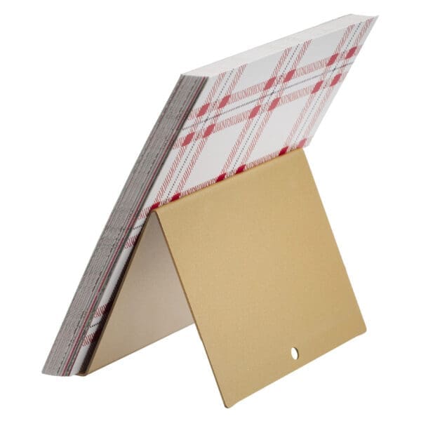 Christmas Plaid Advent Calendar Card Set with Stand - Image 2
