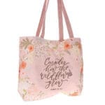 Consider How the Wildflowers Grow Cotton Canvas Tote Bag - Image 2