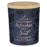 A Sweet Friendship Refreshes the Soul Lotus Blossom Scented Candle with Bamboo Lid - Image 17