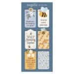 Amazing Teacher Six-Piece Magnetic Bookmark Set - Image 3