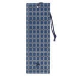 I Know the Plans I Have for You Blue Grid Faux Leather Bookmark - Image 2