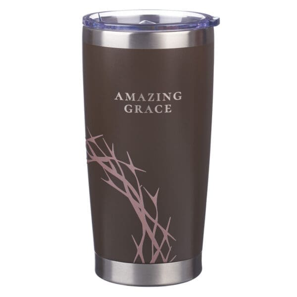 Amazing Grace Stainless Steel Travel Mug - Image 1