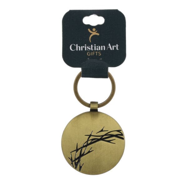 Amazing Grace Crown of Thorns Metal Key Ring - Image 3