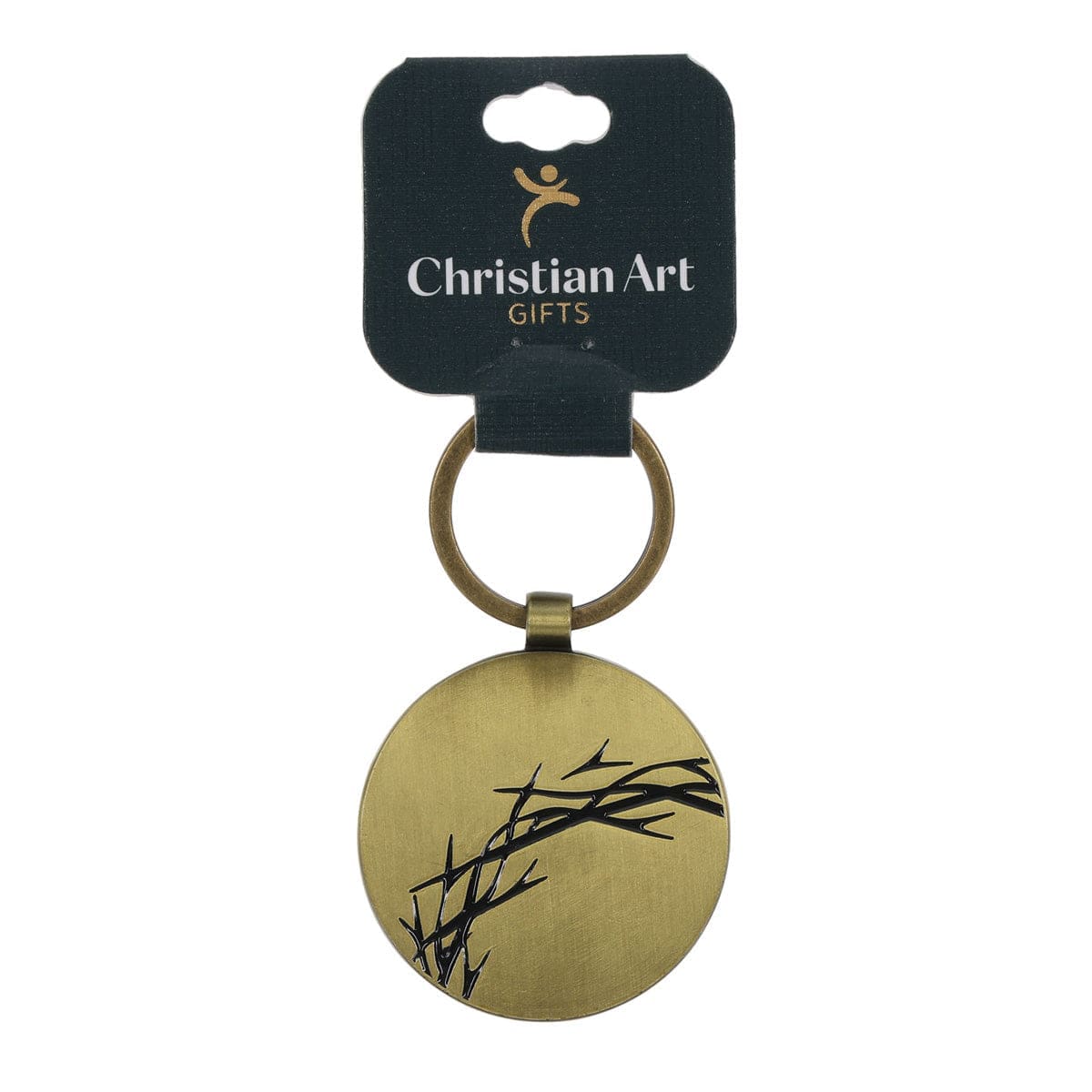 1220000720640_feature1 Amazing Grace Crown of Thorns Metal Key Ring - Image 3