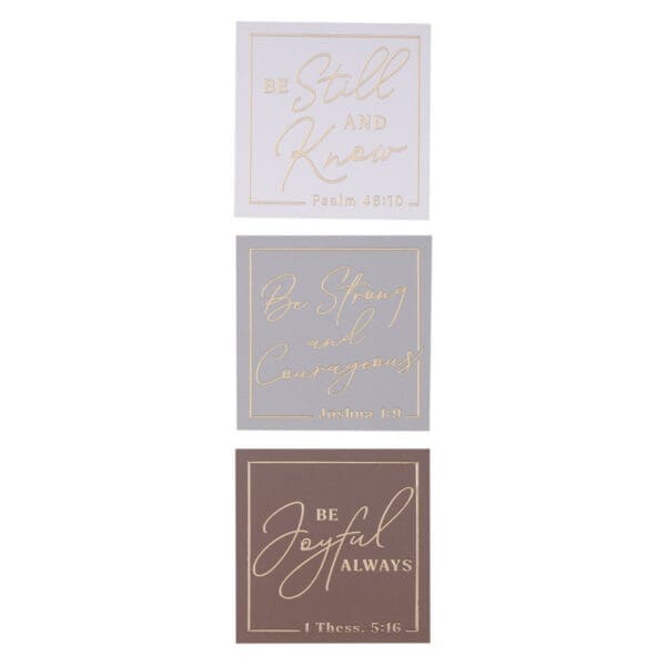 Be Strong and Courageous Three-Piece Magnetic Set - Image 3