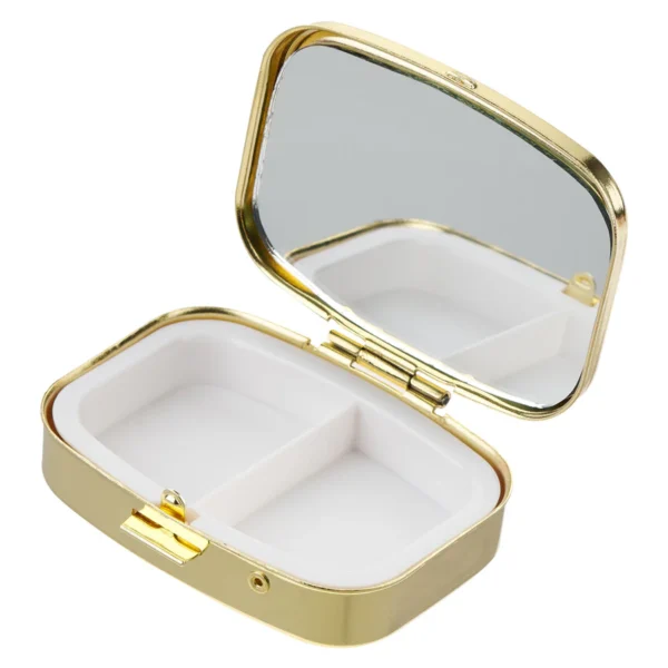 He Restores My Soul Epoxy Gold Metal Pill Box - Image 2
