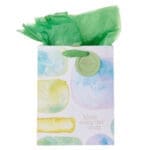 Make Every Day Count Smooth Sea Glass Medium Gift Bag with Gift Tag - Image 25