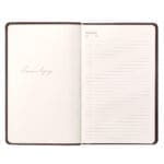 Leatherpress Cacao Brown Large Genuine African Leather Journal - Image 33