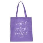 Be Joyful In Hope Patient In Affliction Non-Woven Tote Bag - Romans 12:12 - Image 10