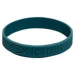 Ichthus Teal Silicone Wristbands - Image 6