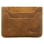 Genuine African Leather Light Brown Card Holder - Image 15
