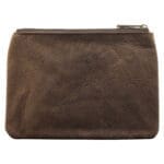 Genuine African Leather Medium Dark Brown Coin Purse - Image 22