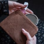 Genuine African Leather Medium Brown Coin Purse - Image 35