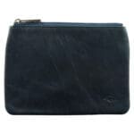 Genuine African Leather Medium Navy Coin Purse - Image 31