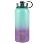 With God All Things Are Possible Stainless Steel Water Bottle - Matthew 19:26 - Image 16