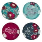 I Will Sing To The Lord, Praise His Name Glass Magnetic Set Of 4 - Image 10
