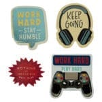 Motivational Sticker Four Piece Magnet Set - Image 6
