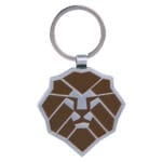Brown Lion Metal Key Ring - Image 3