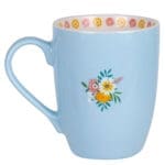 Start Each Day With A Grateful Heart Blue Ceramic Mug - Image 11