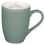 Altogether Beautiful Green Ceramic Mug - Image 16