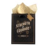 Strength and Courage Medium Gift Bag with Gift Tag - Image 4