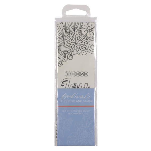 Choose Joy Five-Piece Coloring Bookmark Set - Image 1