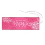 She Speaks with Kindness Faux Leather Bookmark - Image 9