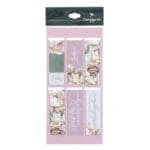 Botanical Peonies Six-Piece Magnetic Bookmark Set - Image 5