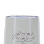 Be Strong and Courageous, Do Not Be Afraid Stainless Steel Travel Mug - Image 8