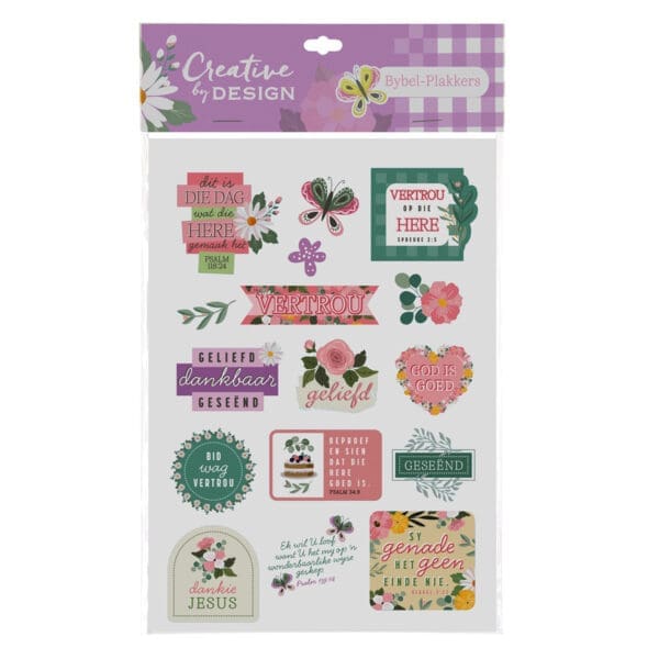 Dit Is die Dag Wat die Here Gemaak Het Afrikaans Three-Piece Journaling Stickers - Image 1