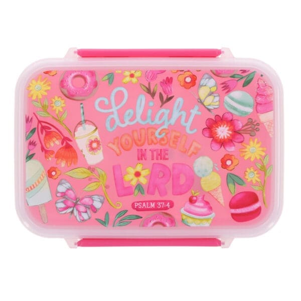 Delight Yourself in the Lord Plastic Lunch Box - Image 1