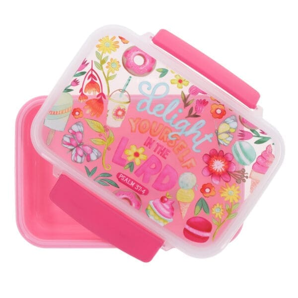 Delight Yourself in the Lord Plastic Lunch Box - Image 2