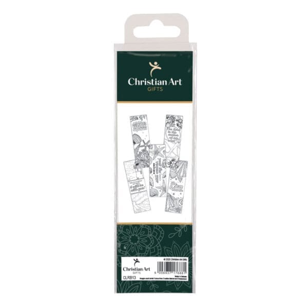 He Leads Me Beside Still Waters Five-Piece Coloring Bookmark Set - Image 1