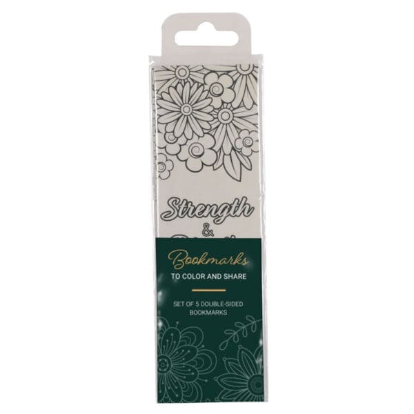 Strength and Dignity Five-Piece Coloring Bookmark Set - Image 1
