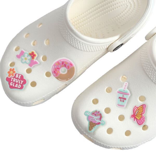 Joyful Girl Six-Piece Shoe Charm Set - Image 2