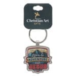 Life Is an Adventure with Jesus Epoxy Metal Key Ring - Image 3
