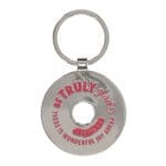 Be Truly Glad There is Wonderful Joy Ahead Epoxy Metal Key Ring - Image 2