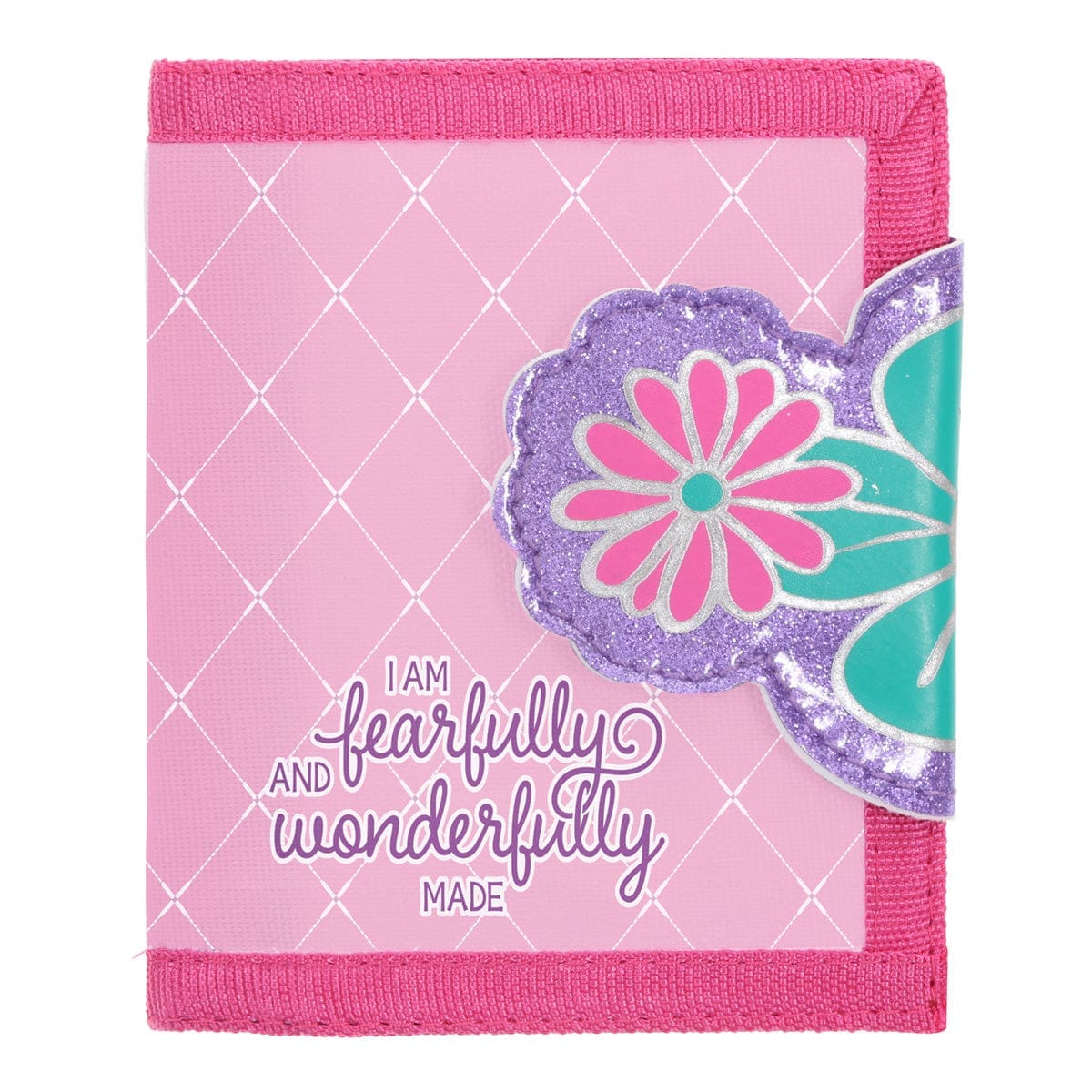 6006937177819_front I Am Fearfully and Wonderfully Made Kids Wallet - Image 1