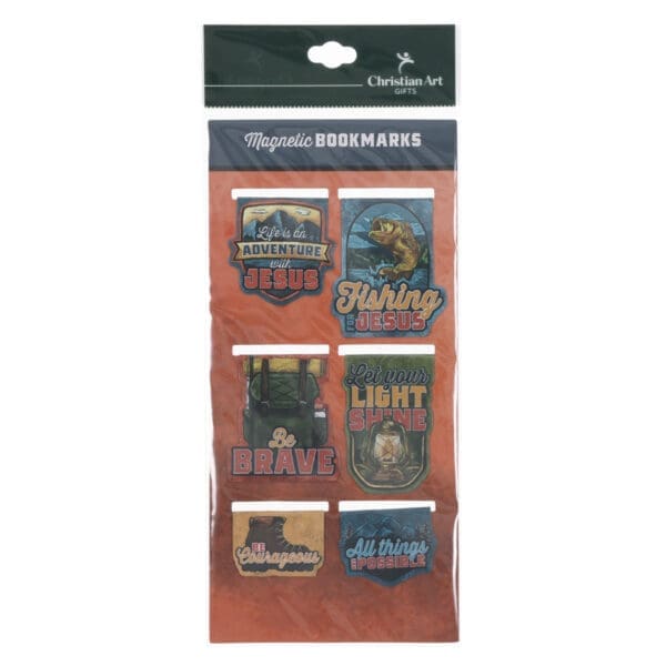 Life Is an Adventure with Jesus Six-Piece Magnetic Bookmark Set - Image 3
