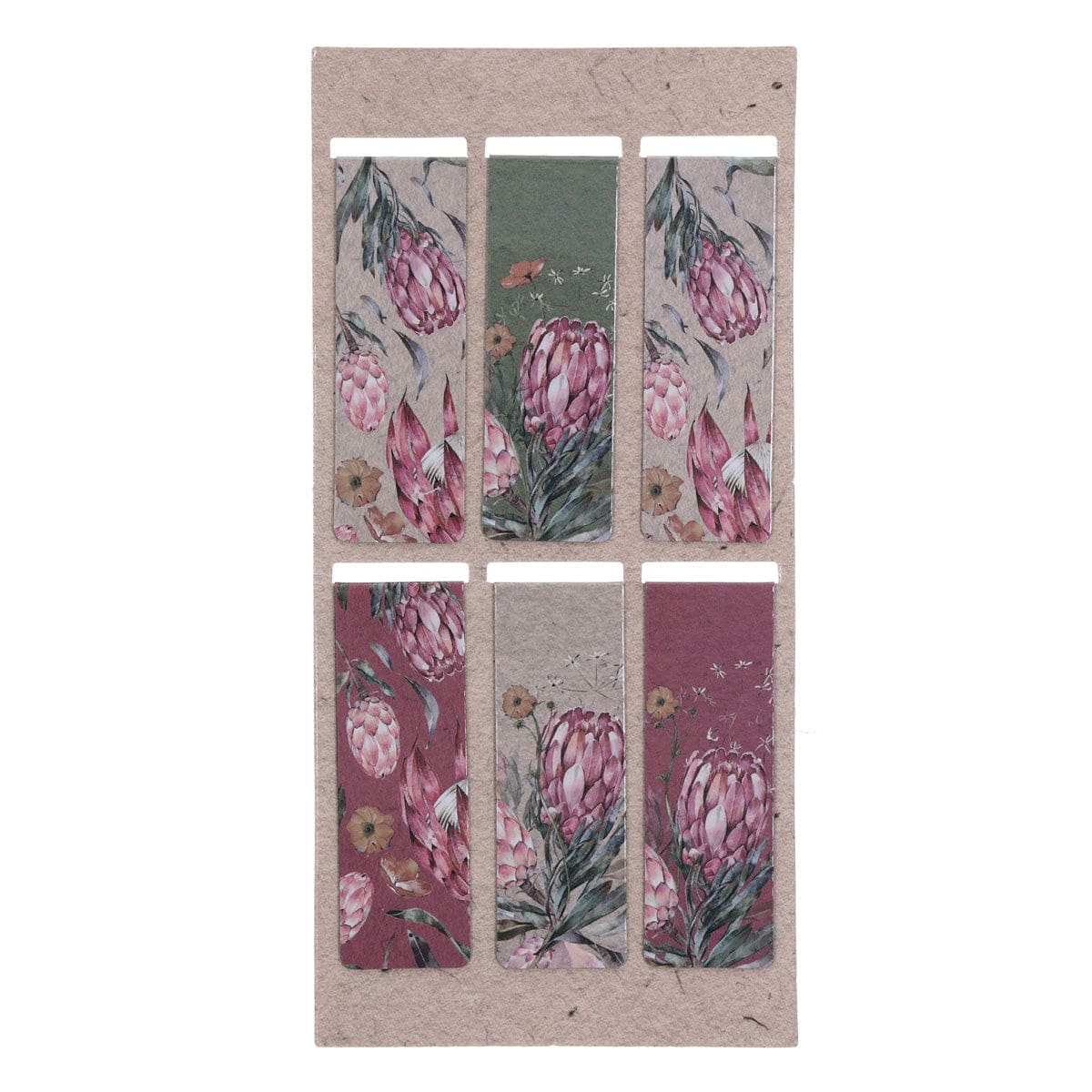 6006937177895_back Fynbos Afrikaans Six-Piece Magnetic Bookmark Set - Image 2
