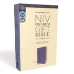 NIV Navy Imitation Leather Premium Gift Bible Red Letter Comfort Print - Image 25