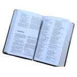 NIV Black / Gray Imitation Leather Premium Gift Bible Red Letter Comfort Print - Image 27
