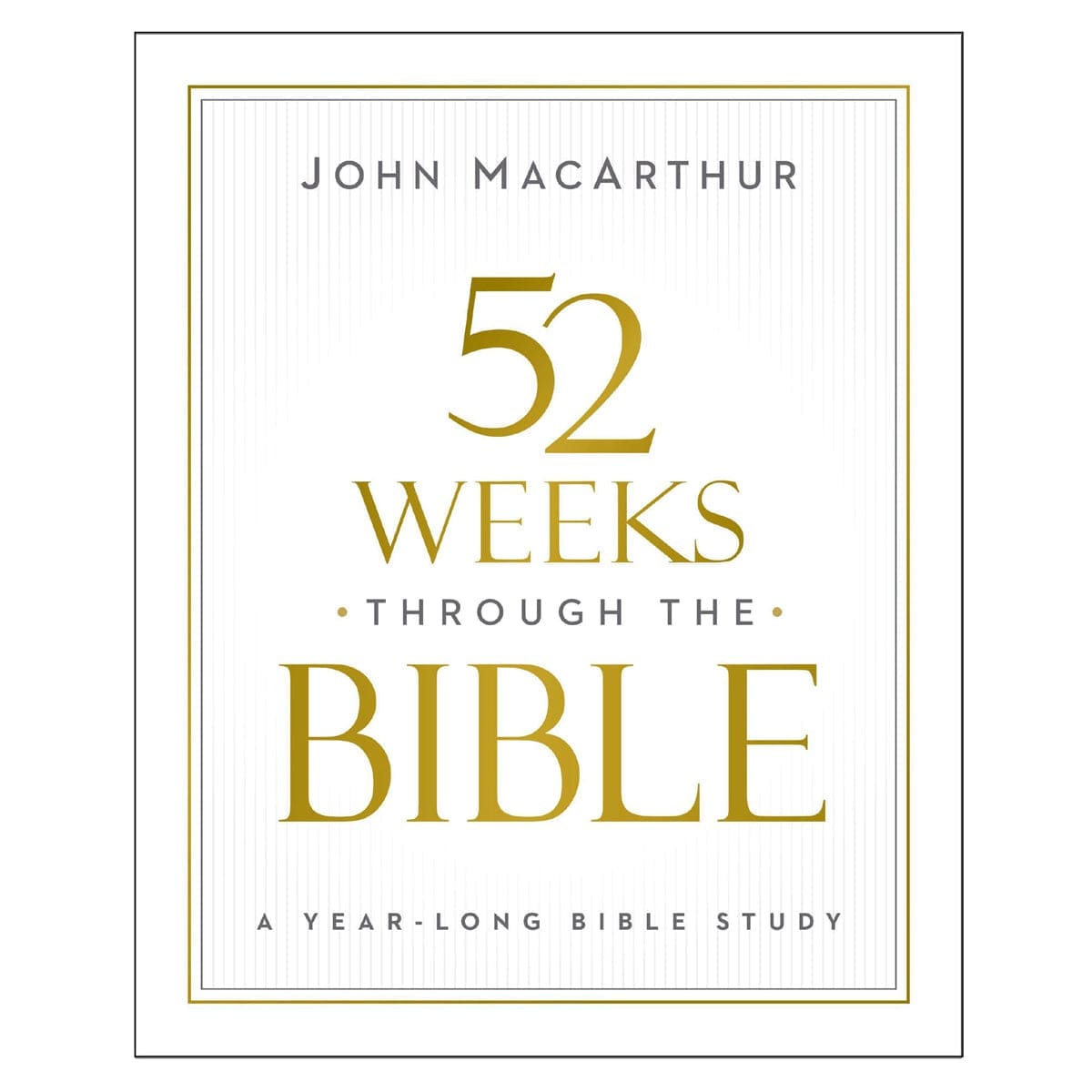 9780310169109_front 52 Weeks Through the Bible: A Year-Long Bible Study (Paperback) - Image 1