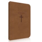 NKJV Brown Faux Leather Super Giant Print Bible - Image 8