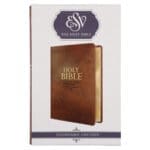 ESV Tan Brown Faux Leather Standard Bible - Image 13