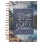 Be Strong in the Lord and His Mighty Power Large Wirebound Journal - Image 6