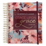 2026 Diary - 18-Month Planner for Women - Grace upon Grace - Wirebound - Image 8