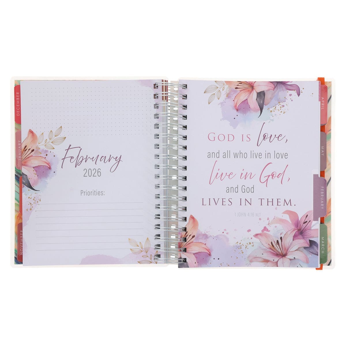 9780638003734_feature3 2026 Diary - 18-Month Planner for Women - Blessed Is the One - Wirebound - Image 8